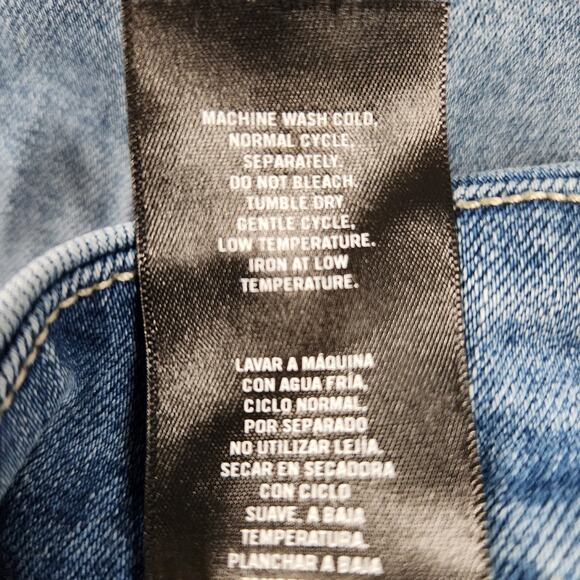 Hudson Women's Straight Leg Jeans Flap Pocket Size 8 Stretch - Picture 9 of 10